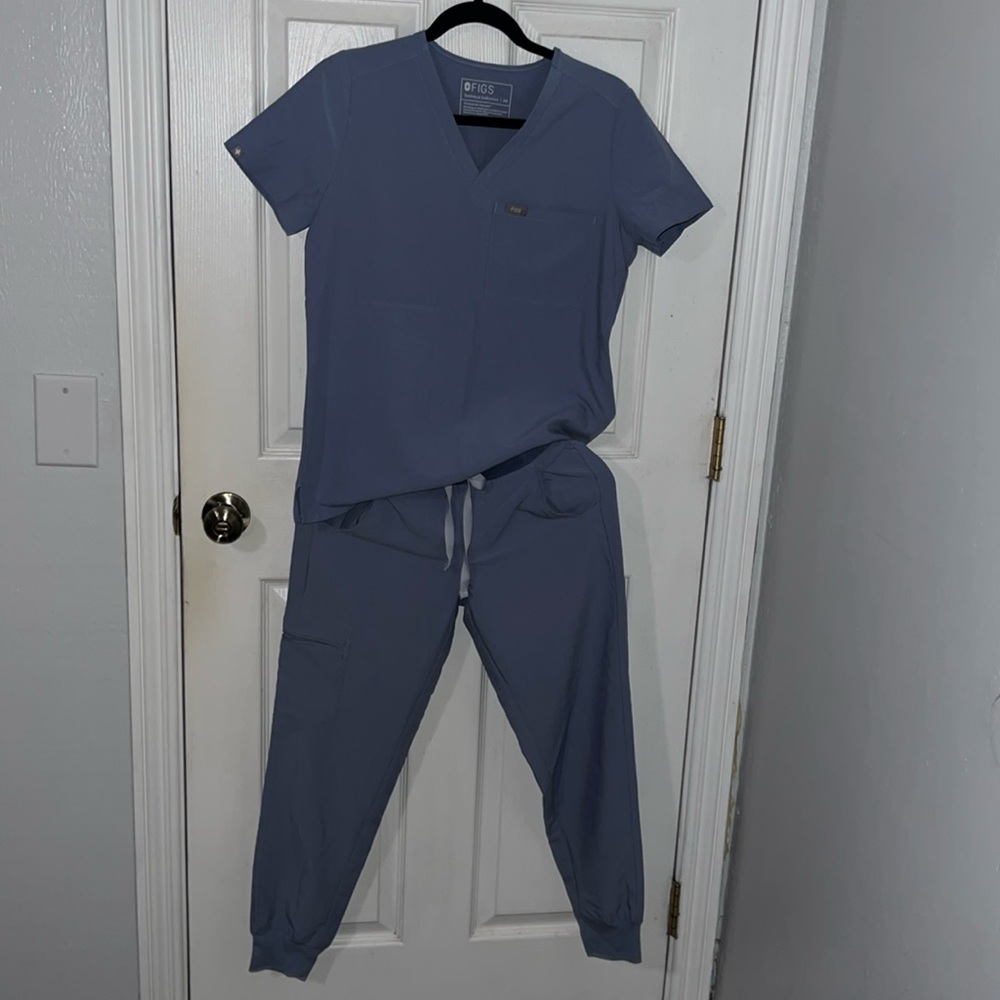 Figs Zamora jogger XS petite, Figs Katarina one pocket scrub top XS
